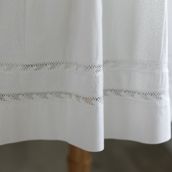 Strasburg Dress NWOT Ivory/White Cotton Lace size 7 Vacation Beach Portrait - Picture 6 of 9